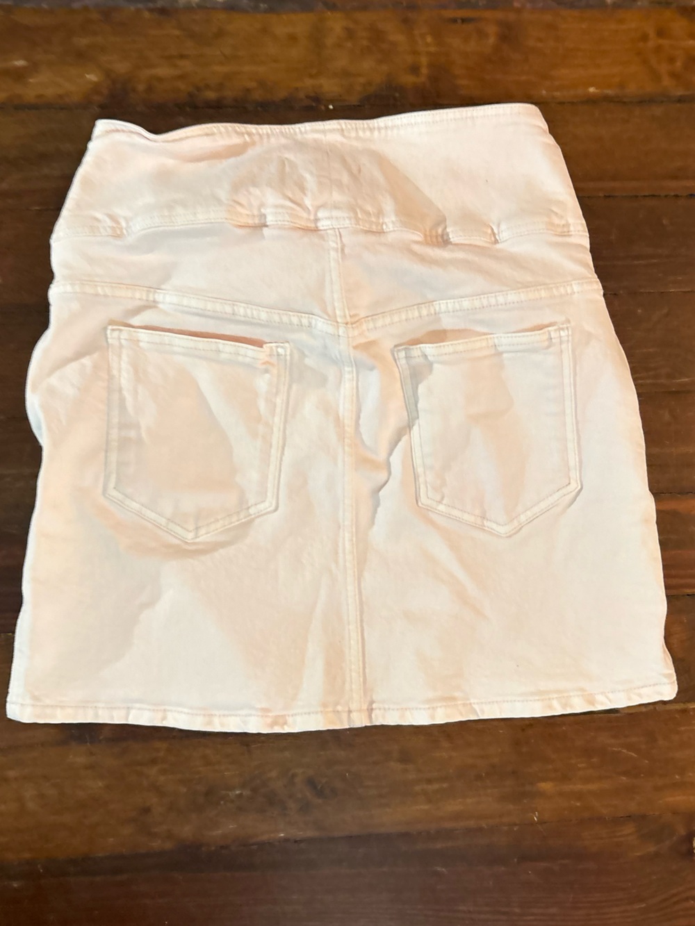 Rebecca minkoff pink denim belted skirt size L - Picture 7 of 7